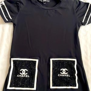 CHANEL toddler girl shirt dress